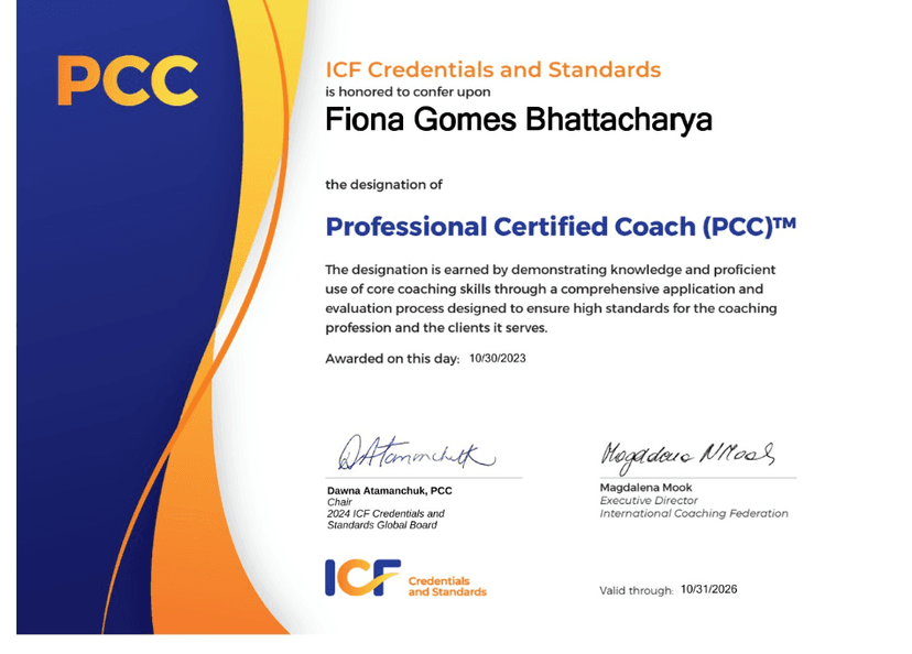 ICF Professional Certified Coach (PCC)